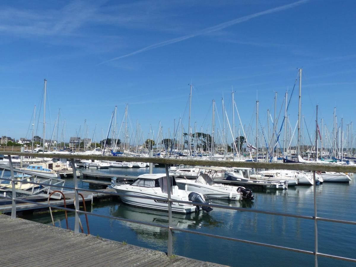 Studio Expose Plein Sud Vu Sur Le Port De Plaisance Perros-Guirec Luaran gambar